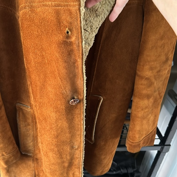 Vintage Shearling Suede Jacket - Picture 8 of 8